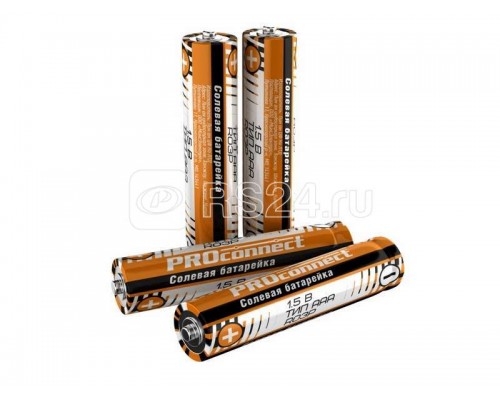 Элемент питания солевой ААА (R03P) PROCONNECT 30-0020