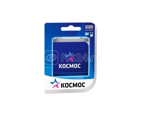 Элемент питания солевой квадрат 3R12 1BL (блист.1шт) Космос KOC3R121BL