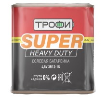 Элемент питания солевой квадрат 3R12-1S Трофи C0034622