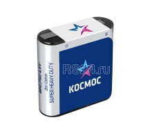 Элемент питания солевой квадрат 3R12 Космос KOC3R12