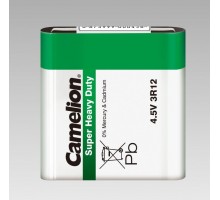 Элемент питания солевой квадрат R 3R12 (шринка 1шт) Camelion 1673
