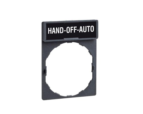 Этикетка HAND-OFF-AUTO SchE ZBY2387