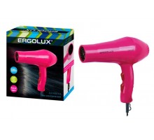 Фен ELX-HD06-C14 ПРОМО 1200Вт 220-240В роз. Ergolux 13983