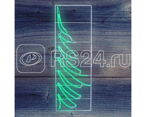 Фигура из дюралайта елочка 200х68см зел. 34Вт 220В IP44 NEON-NIGHT 501-352
