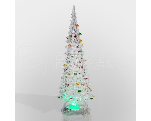 Фигура светодиод. Елочка (батарейки 3хAA в компл.) 1LED 25см RGB 4.5B IP20 NEON-NIGHT 513-024