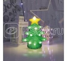 Фигура светодиодная акриловая Елочка 15х15х22см 20LED батарейки 2хAA (не входят в комплект) Neon-Night 513-322