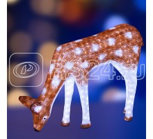 Фигура светодиодная акриловая Олень мама коричневая 100х130см 2850LED IP65 трансформатор в компл. Neon-Night 513-104