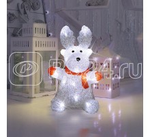 Фигура светодиодная акриловая Олененок в шарфе 20х17х30см 24LED батарейки 2хAA (не входят в комплект) Neon-Night 513-314