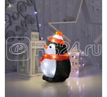 Фигура светодиодная акриловая Пингвиненок 19х14.5х25см 20LED батарейки 2хAA (не входят в комплект) Neon-Night 513-323