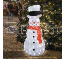 Фигура светодиодная акриловая Снеговик в шляпе 38х38х72см IP65 понижающий трансформатор в комплекте Neon-Night 513-282