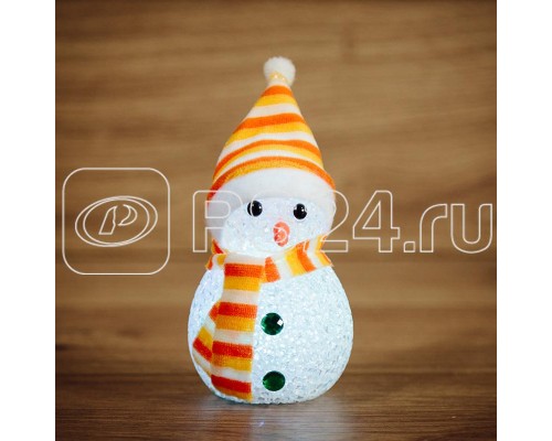 Фигура светодиодная Снеговик 17см RGB Neon-Night 513-018
