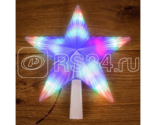 Фигура светодиодная Звезда на елку RGB 31LED 22см Neon-Night 501-001