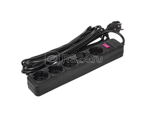 Фильтр сетовой FOP-05GS-500 5х5м 10А/2.2кВт с выкл. з/к ПВС 3х0.75кв.мм ФАZА 5007666