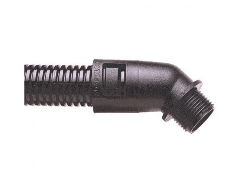 Фитинг AL 45град. пласт. d13 M16 черн. (уп.10шт) ABB 7TCA296000R0184