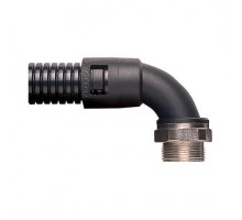 Фитинг AL 90град. поворот. нейлон/никелированная латунь M63 d54 AL54/M63/CS90/BL черн. (уп.1шт) ABB 7TCA296000R1245