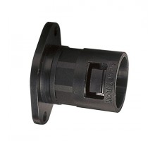 Фитинг AL прямой поворот. с фланцем пласт. d54 черн. (уп.2шт) ABB 7TCA296000R1209