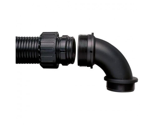 Фитинг AR 90град. пласт. d21 M20 черн. (уп.10шт) ABB 7TCA296000R1422