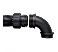 Фитинг AR 90град. пласт. d34 M32 черн. (уп.10шт) ABB 7TCA296000R1457