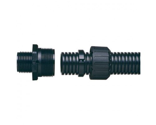 Фитинг AR прямой пласт. d54 M50 черн. (уп.2шт) ABB 7TCA296000R1475