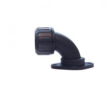 Фитинг AS 90град. с фланцем пласт. d16 черн. (уп.10шт) ABB 7TCA296000R1606