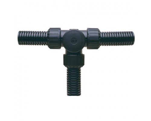 Фитинг AS прямой Т-образный пласт. d28 черн. (уп.10шт) ABB 7TCA296000R1519