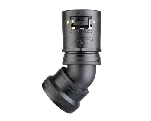Фитинг AT 45град. пласт.+алюм. d28 U119 черн. (уп.10шт) ABB 7TCA296170R0465