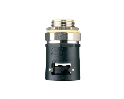 Фитинг AT прямой пласт.+метал d13 038 черн./желт. (уп.10шт) ABB 7TCA296170R0006
