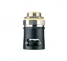 Фитинг AT прямой пласт.+метал d42 M40 черн./желт. (уп.2шт) ABB 7TCA296170R0640