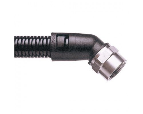 Фитинг Adaptalok AL 45град. нейлон/никелированная латунь M16 d13 AL13/M16/SF45/GR сер. (уп.10шт) ABB 7TCA296000R0209