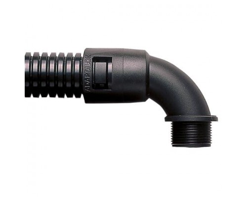 Фитинг Adaptalok AL 90град. нейлон M20 d21 AL21/M20/C90/GR сер. (уп.10шт) ABB 7TCA296000R0603