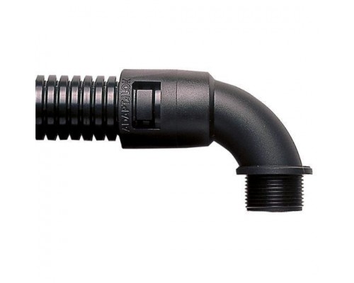 Фитинг Adaptalok AL 90град. нейлон d16мм AL16/038/CS90/BL черн. (уп.10шт) ABB 7TCA296000R0306