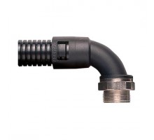 Фитинг Adaptalok AL 90град. нейлон/никелированная латунь d28мм M25 AL28/M25/ /GR сер. (уп.10шт) ABB 7TCA296000R0816
