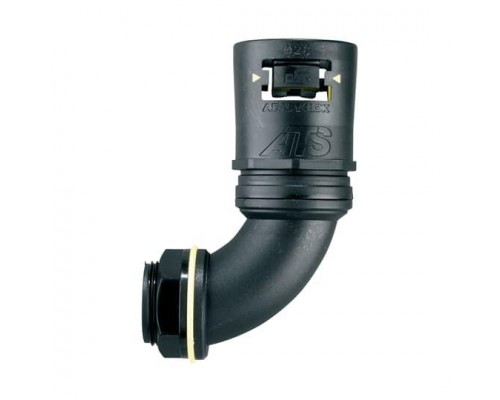 Фитинг Adaptalok ATS AT C90 d13мм M16 AT13/M16/C90/GRY 90град. нейлон/эластомер сер./желт. (уп.10шт) ABB 7TCA296170R0030