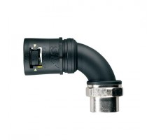 Фитинг Adaptalok ATS AT CSF90 d16мм M16 AT16/M16/CSF90J/BLY 90град. нейлон/никелированная латунь/эластомер черн./желт. (уп.10шт) ABB 7TCA296170R0123
