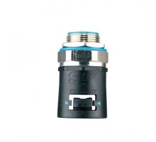 Фитинг Adaptalok AT прямой d21мм M20 AT21/M20/SA/BLB нейлон/эластомер черн./голуб. (уп.10шт) ABB 7TCA296170R0274