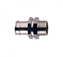 Фитинг Adaptasteel SPB A d16мм M20 SPB16/M20/A прямой никелированная латунь серебр. (уп.10шт) ABB 7TCA296040R0167