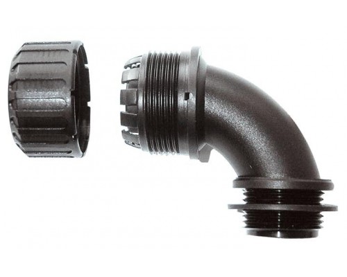 Фитинг RF 90град. пласт. d25 M25 черн. (уп.10шт) ABB 7TCA296060R0076