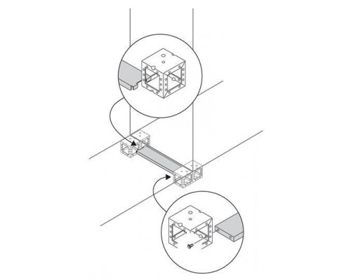 Фланц усилит. для каб. Ш=600 (уп.2шт) ABB ZN6001