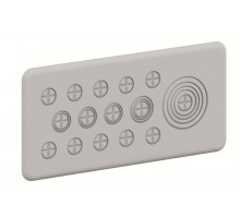 Фланец CZF4 для метрических сальников 10хM16 3хM16/M20 1хM16/M20/M25 1хM16/M25/M32/M40/M50 ABB 2CPX052438R9999