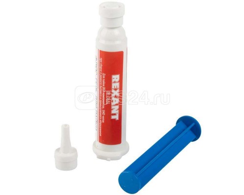 Флюс-гель для пайки BGA и SMD 12мл (шприц) Rexant 09-3684