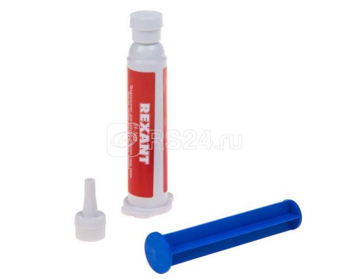 Флюс-гель для пайки паяльная кислота 12мл (шприц) Rexant 09-3688