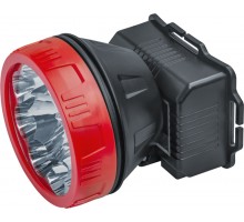 Фонарь 14 448 NPT-H21-ACCU налобный 9LED 1Вт 2 реж. Li-ion 0.9А.ч Navigator 14448