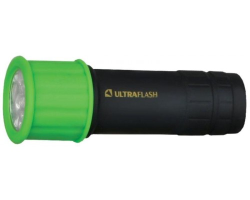 Фонарь LED15001-C (3XR03 светофор зел. с черн. 9 LED блистер) Ultraflash 10481