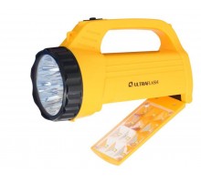 Фонарь LED3819CSM (аккум 220В жел. 9LED +12SMD LED 2 режима SLA) Ultraflash 12102/12860