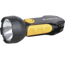 Фонарь LED3828 (аккум. 220В черн./желт. 1LED 0.5Вт) Ultraflash 10922