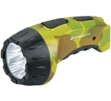 Фонарь LED 3804ML (аккум. 220В милитари 4 LED SLA пласт. коробка) Ultraflash 9822