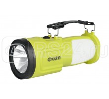Фонарь аккумуляторный 1Вт+24 SMD AccuF8-L1W/L24-gn ФАZА 5006683