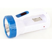 Фонарь аккумуляторный LED3861 аккум. 220В бел. 1Вт LED +12SMD LED 2 режима SLA пласт. коробка Ultraflash 14256
