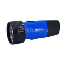 Фонарь аккумуляторный ручной MLA 01-C 5LED 120лм 6ч 2 реж. з/у 230В син. IN HOME 4690612031743