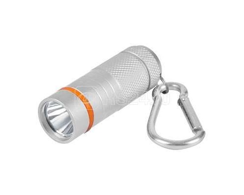 Фонарь-брелок KL 61S LED батарейки в компл. алюм. сер. IN HOME 4690612032047